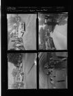 Car wreck; Farm meet party in bus (4 Negatives), August - December 1956, undated [Sleeve 10, Folder h, Box 11]